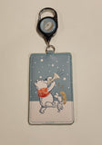 Winnie the Pooh Winter Retractable Lanyard