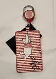 Winnie the Pooh Piglet Red Balloon Retractable ID Lanyard