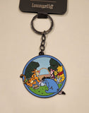 Winnie the Pooh & Friends Picnic Scene Keychain