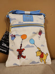 Winnie the Pooh and Friends Balloons Passport Crossbody Bag