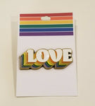 Rainbow Love Enamel Pin