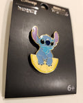 Stitch Sitting on a Lemon Slice Enamel Pin