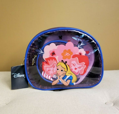 Alice in Wonderland Cosmetic Bag 3 Piece Set