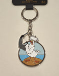 the Little Mermaid Scuttle Seagull Keychain