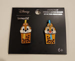 Chip N' Dale Boba Tea Cup Enamel Pin Set