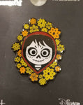 Coco Miguel Marigold Frame Enamel Pin