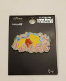 Winnie The Pooh & Piglet Cherry Blossoms Enamel Pin