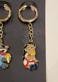 Lilo & Stitch Ice Cream Enamel Keychain Set of 2