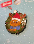 The Aristocats Toulouse Christmas Wreath Enamel Pin