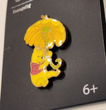 Winnie The Pooh Flower Umbrella Enamel Pin