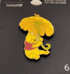 Winnie The Pooh Flower Umbrella Enamel Pin