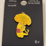 Winnie The Pooh Flower Umbrella Enamel Pin