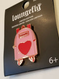 Valentine’s Day Pink Mini Backpack Heart Enamel Pin