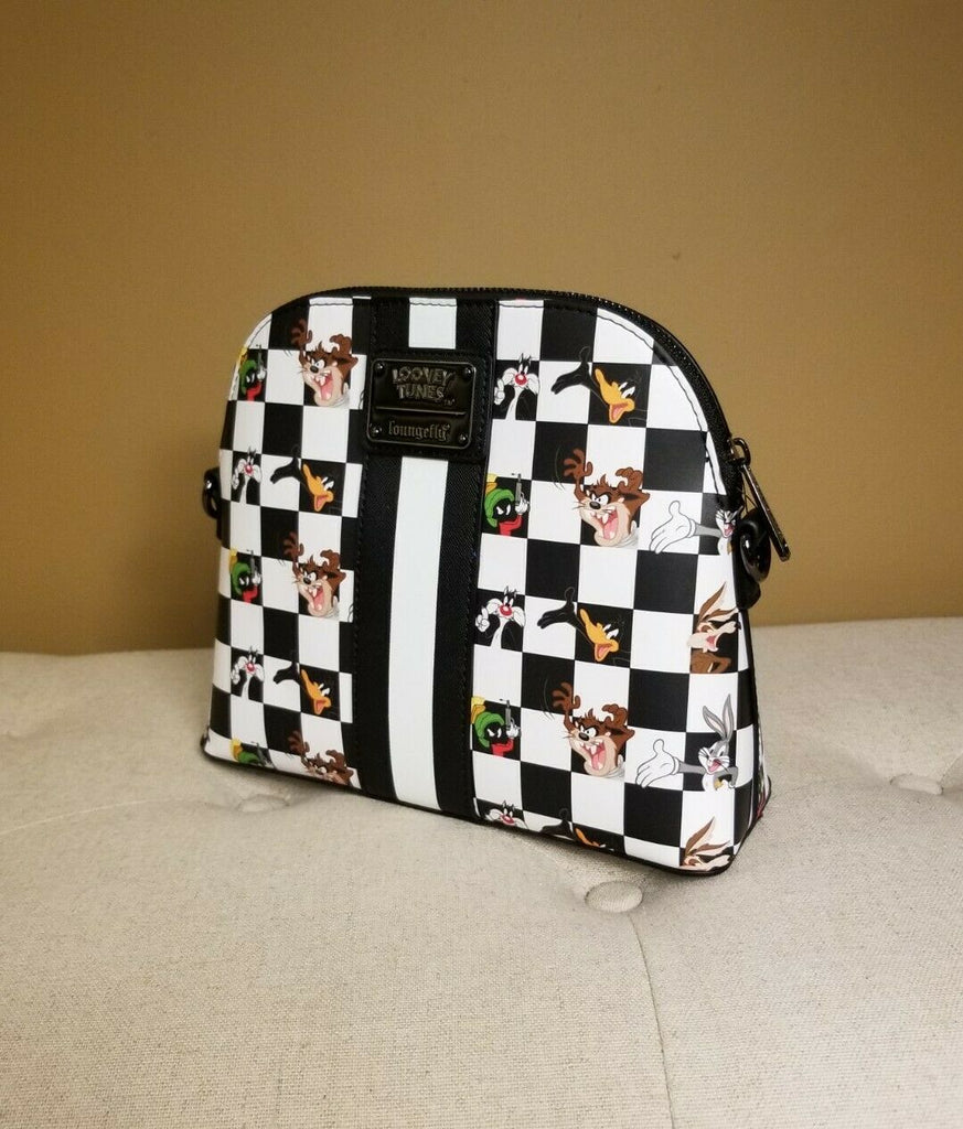 Loungefly Looney Tunes Checkered Character Crossbody Dome – Get Lojos Mojo