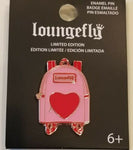 Valentine’s Day Pink Mini Backpack Heart Enamel Pin